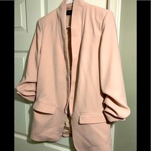 Zara blush blazer